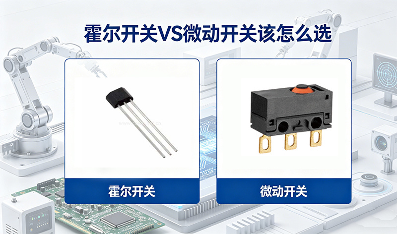 霍尔开关 vs 微动开关:接触式和非接触式开关应该怎么选择 霍尔开关 vs 微动开关:接触式和非接触式开关应该怎么选择